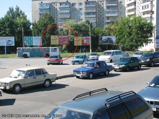 Фото рекламної площини за адресою Привокзальний  м-н, 6, центр