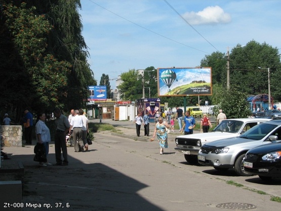 Фото рекламной плоскости по адресу Мира пр, 37