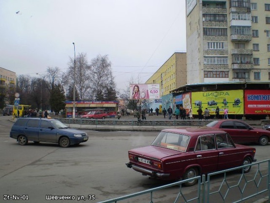 Фото рекламної площини за адресою Шевченко, 35
