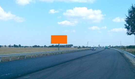 Фото рекламной плоскости по адресу Трасса Киев-Ковель (справа), направление на Киев