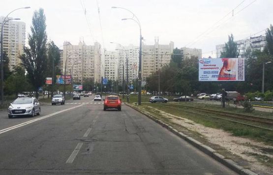 Фото рекламної площини за адресою Тимошенко, 7 (А) - на ст.м.Оболонь