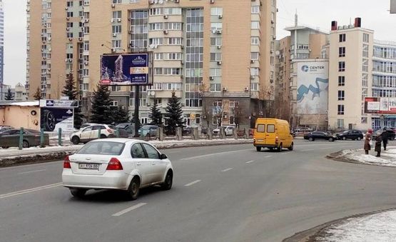 Фото рекламної площини за адресою ул.Р.Окипной,6/на м.Лівобережна (В)