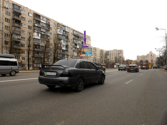 Фото рекламної площини за адресою Харьковское шоссе,21/1 направление Харьковской пл.