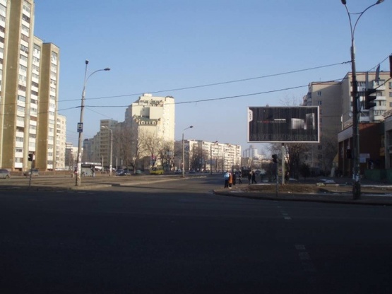 Фото рекламной плоскости по адресу Тростянецкая/Харьковское шоссе