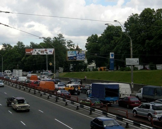 Фото рекламной плоскости по адресу Пр.Победы,55/ ул.Василенко (ст.м. «Берестейская»)-в центр