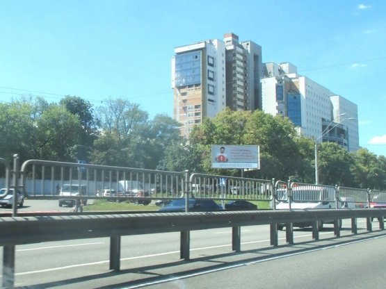 Фото рекламної площини за адресою Пр.Победы,55/ ул.Василенко (ст.м. «Берестейская»)-из центра