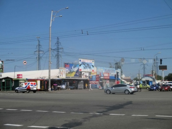 Фото рекламної площини за адресою Ул.Электротехническая/Драйзера (Троещинский р-к) А