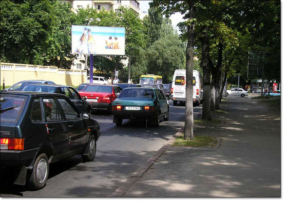 Фото рекламной плоскости по адресу ул.Дегтяревская,/ ул.Довнар-Запольского