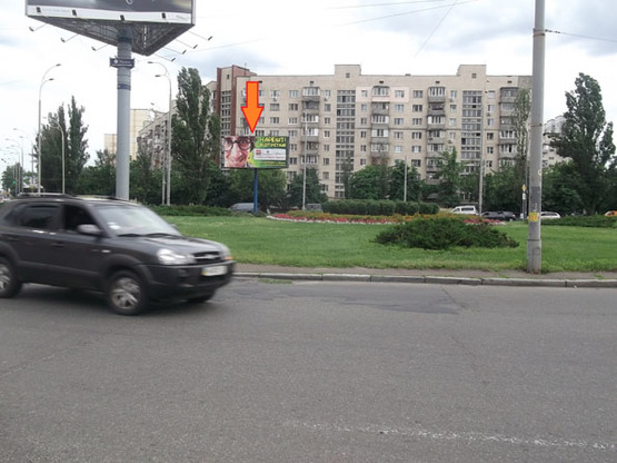 Фото рекламной плоскости по адресу просп. Героев Сталинграда/ул.Мате Залке направление на Московский мост (А)