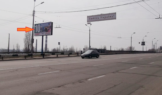 Фото рекламной плоскости по адресу ул. Тимошенко 2д (Б) направление к ТЦ"Караван"