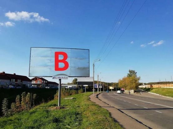 Фото рекламной плоскости по адресу вул. Омеляна Ковча рух до вул. Вінниця, місце №2