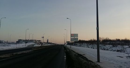 Фото рекламной плоскости по адресу Кульпарківська, біля заправки Сокар в сторону Сокільник (верхній)