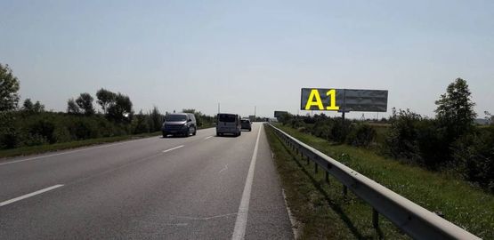 Фото рекламной плоскости по адресу М-06 Київ-Чоп, перед с. Ямпіль в сторону Винник лівий