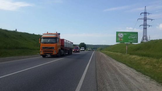 Фото рекламної площини за адресою Обїздна М-06, Київ-Чоп, перед с.Чишки в сторону Пасіки-Зубрицькі