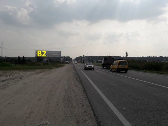 Фото рекламної площини за адресою М-10 Західний обхід м. Львова, в сторону с. Рудно та м. Львів до Fujikra (навпроти АЗС SOCAR), лівий