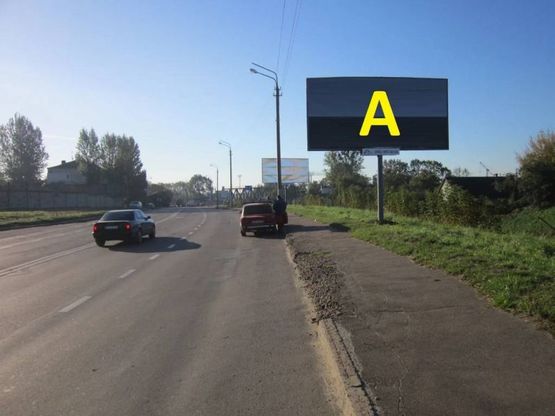 Фото рекламной плоскости по адресу вул. Омеляна Ковча рух до вул. Шевченка, місце №1