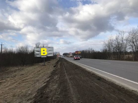 Фото рекламної площини за адресою М-10 Західний обхід м. Львова, біля Trans Service-1 в сторону ЕпіцентрК, МЕТRO
