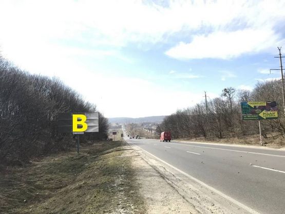 Фото рекламної площини за адресою М-06 Київ-Чоп, Обїздна М-06, Київ-Чоп, перед с.Чишки в сторону Пасіки-Зубрицькі