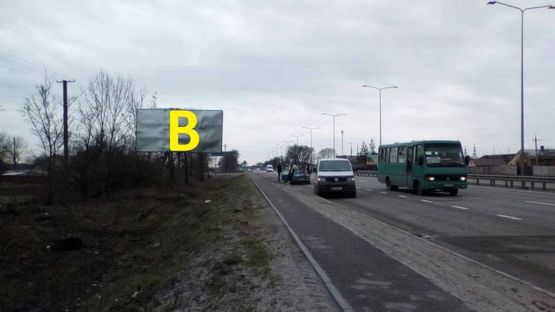 Фото рекламної площини за адресою Траса М-06 Київ-Чоп, виїзд зі Львова в межах с. Солонка