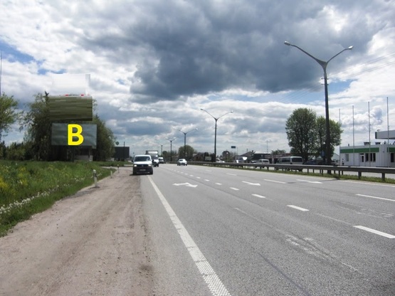 Фото рекламної площини за адресою Траса М-06 Київ-Чоп, виїзд зі Львова в межах с. Солонка