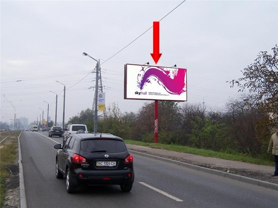 Фото рекламной плоскости по адресу Княгині Ольги  вул., 7