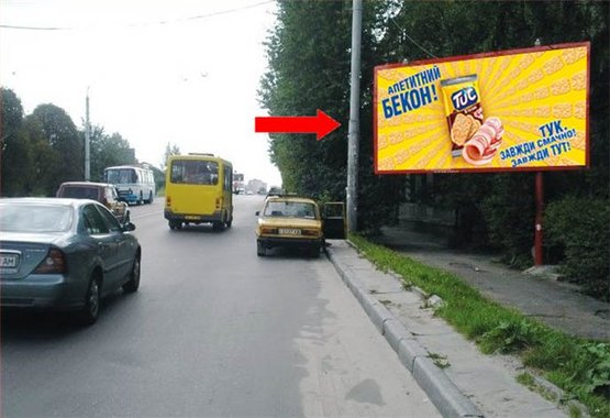 Фото рекламной плоскости по адресу Стрийська вул., 96