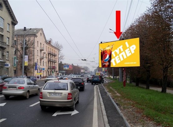 Фото рекламной плоскости по адресу Стрийська вул. - Чмоли вул.
