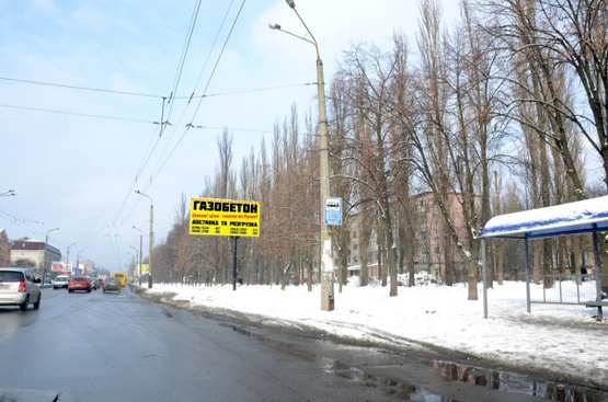 Фото рекламної площини за адресою Маршала Гречка ул., 8, крупная транспортная развязка, направление к Проспекту Правды