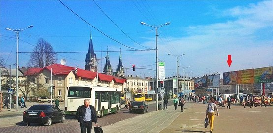 Фото рекламной плоскости по адресу Чернівецька вул.