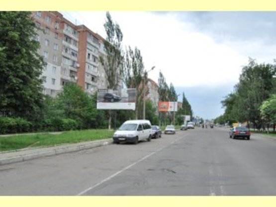 Фото рекламной плоскости по адресу Іоана Павла II СМ "Крона" до Епіцентру №3