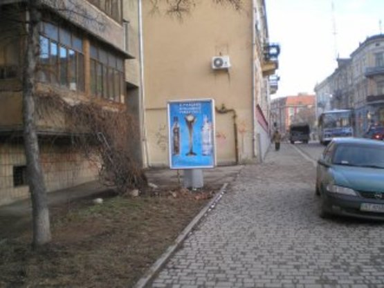 Фото рекламной плоскости по адресу вул.Пилипа Орлика №1    СМ "Фуршет"