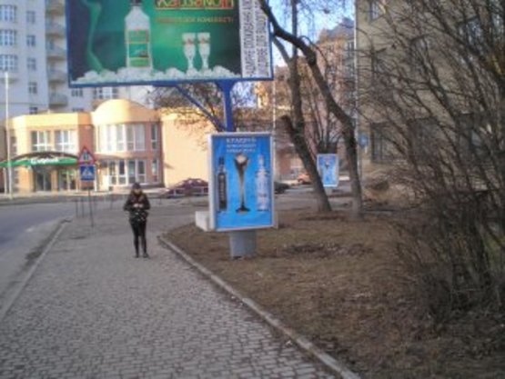 Фото рекламної площини за адресою вул.Пилипа Орлика №2    СМ "Фуршет"
