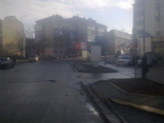 Фото рекламной плоскости по адресу П.Орлика - В.Великого №1