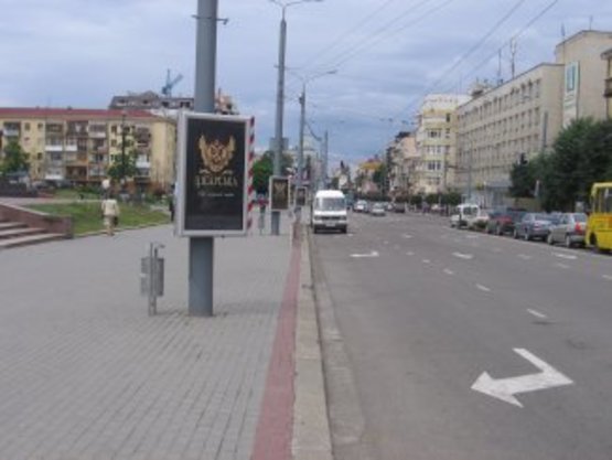 Фото рекламной плоскости по адресу вул. Незалежності (гот. "НАДІЯ") №4 ст.Б