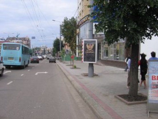 Фото рекламної площини за адресою вул. Незалежності (навпроти драм.Театру) №1 ст.А