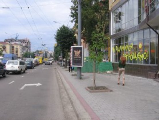 Фото рекламної площини за адресою вул. Незалежності (навпроти драм.Театру) №2 ст.А