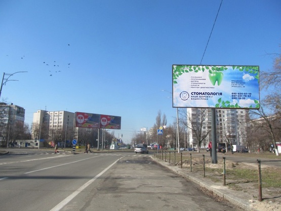 Фото рекламної площини за адресою Пр-т Лесной, 31. Перекресток с ул. Маршала Жукова