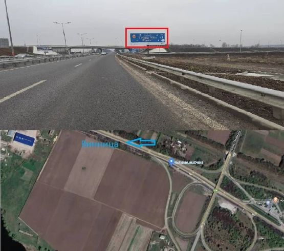 Фото рекламної площини за адресою Немировское ш. возле моста (49.216855, 28.574593)