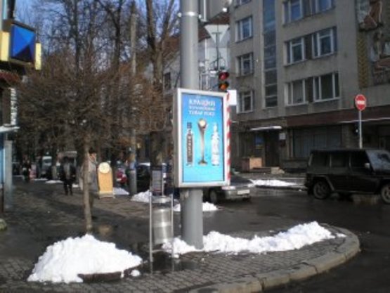 Фото рекламной плоскости по адресу вул. Незалежності - вул.Франка ст.Б   перехрестя