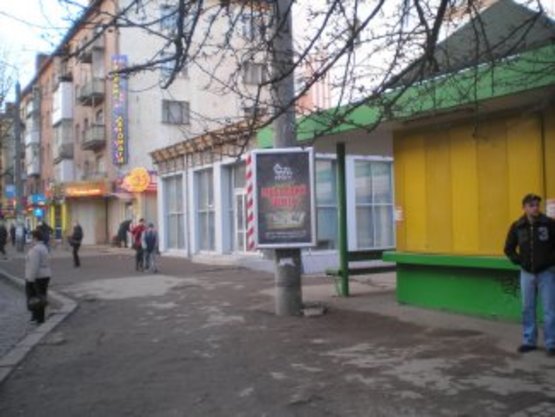 Фото рекламної площини за адресою вул. Галицька (меблі Альба) №2 ст А