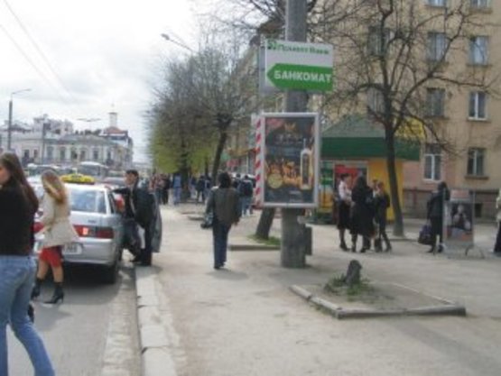 Фото рекламної площини за адресою вул. Галицька (Навпроти "каскад карпати") №5 ст А