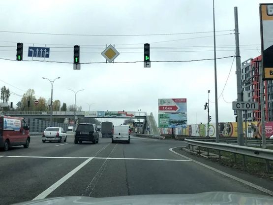 Фото рекламної площини за адресою Гатне, а/д М-05 Киев-Одесса, за Мегамаркетом