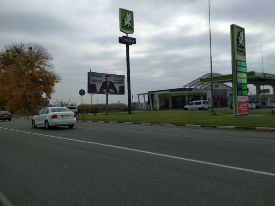 Фото рекламной плоскости по адресу Ул. Вячеслава Чорновола , АЗС ОККО