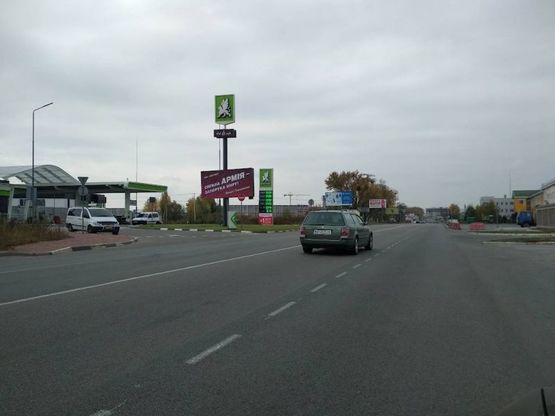 Фото рекламной плоскости по адресу Ул. Вячеслава Чорновола , АЗС ОККО