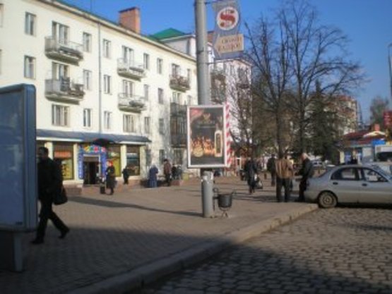 Фото рекламної площини за адресою вул.Привокзальна(маг.ФАВОРИТ) №1 ст Б