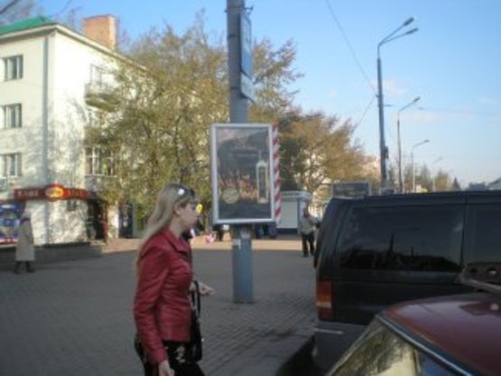 Фото рекламной плоскости по адресу вул.Привокзальна(вхід в парк) №4 ст Б