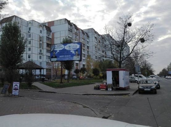 Фото рекламной плоскости по адресу Ул. Европейская 30 ( возле рынка )