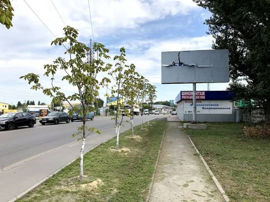 Фото рекламної площини за адресою Ул. Киевская , после поворота на ул. Петровского
