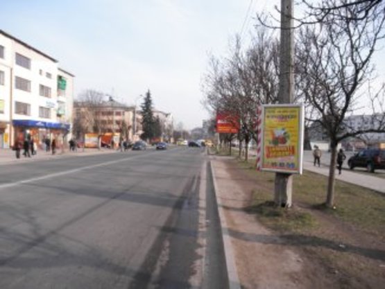 Фото рекламной плоскости по адресу вул. Коновальця (СМ Велика Кишеня) №1 ст А