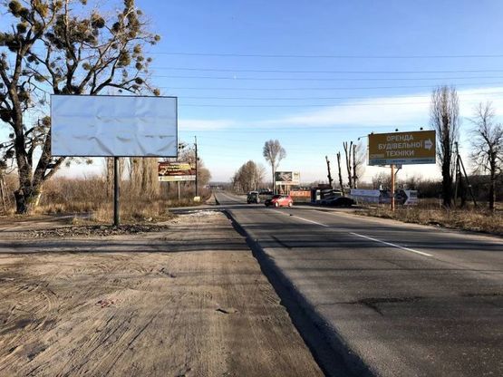 Фото рекламной плоскости по адресу Вьезд в Белогородку , после пересечения с ул. Богатырская